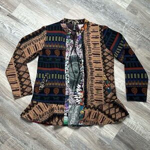 Vintage Sacred Threads, size small, tie neck, pockets, like new! 1583